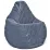 Fotoliu tip sac BeanBag Maserrati Romb L BM6125, Gri
