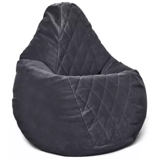 Кресло мешок BeanBag Maserrati Romb L BM6126, Черный