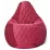 Fotoliu tip sac BeanBag Maserrati Romb L BM6127, Bordo