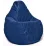 Fotoliu tip sac BeanBag Maserrati Romb L BM6133, Blue