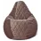 Fotoliu tip sac BeanBag Maserrati Romb XL BM6140, Maro