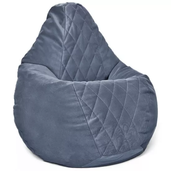 Fotoliu tip sac BeanBag Maserrati Romb XL BM6144, Gri