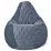 Fotoliu tip sac BeanBag Maserrati Romb XL BM6144, Gri