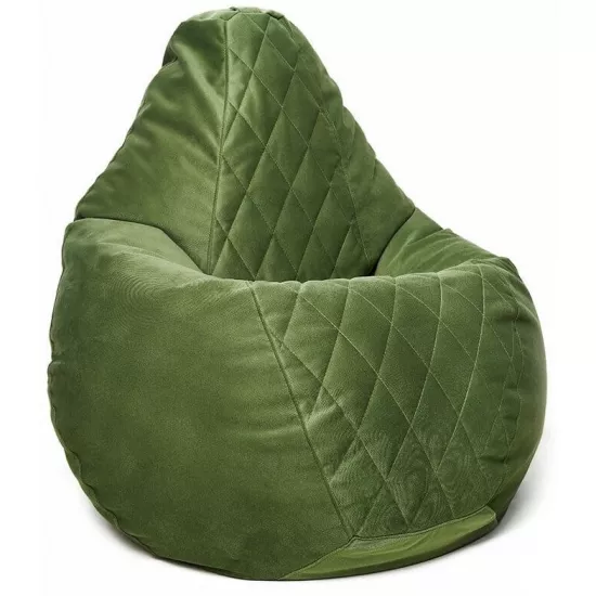 Кресло мешок BeanBag Maserrati Romb XL BM6139, Зеленый