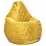 Fotoliu tip sac BeanBag Maserrati Romb XL BM6138, galben