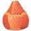 Fotoliu tip sac BeanBag Maserrati Romb XL BM6142, Orange
