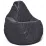 Кресло мешок BeanBag Maserrati Romb XXL BM6161, Черный