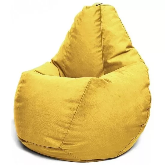 Fotoliu tip sac BeanBag Maserrati XL BM5983, galben