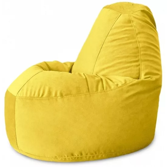 Fotoliu tip sac BeanBag Lux BM5895, galben