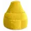 Fotoliu tip sac BeanBag Lux BM5895, galben