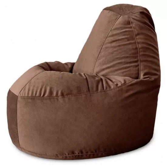 Кресло мешок BeanBag Lux BM5893, Коричневый