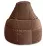 Кресло мешок BeanBag Lux BM5893, Коричневый