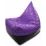Fotoliu tip sac BeanBag Max Piramida XL BM5803, violet/negru