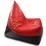 Fotoliu tip sac BeanBag Max Piramida XL BM5804, Roșu/Negru
