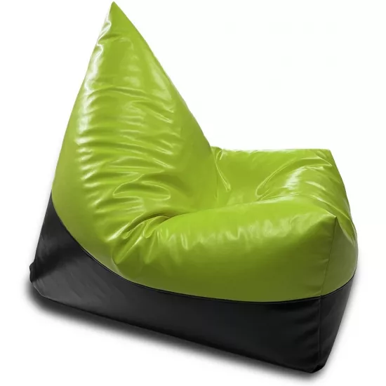 Кресло мешок BeanBag Max Пирамида XL BM5806, Зеленый/Черный