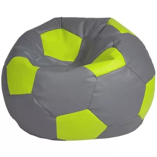 Fotoliu tip sac BeanBag Minge Ares L BM6019, Gri/Verde