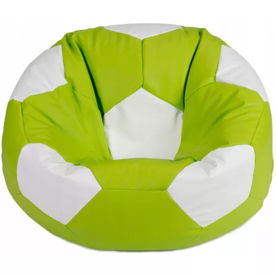 Fotoliu tip sac BeanBag Minge Ares XL BM6012, Verde/Alb