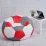 Fotoliu tip sac BeanBag Minge Ares XXL BM6107, gri/roşu/alb