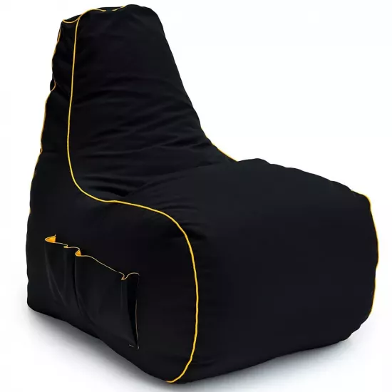 Fotoliu tip sac BeanBag MegaByte Oxford 600D L BM0473, galben