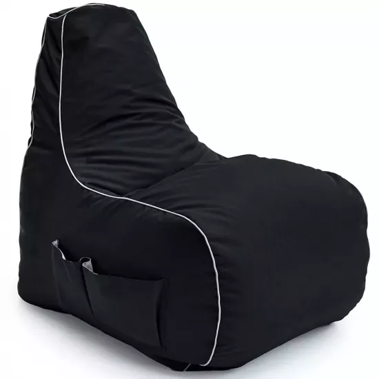 Fotoliu tip sac BeanBag MegaByte Oxford 600D L BM5817, Alb