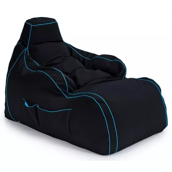 Fotoliu tip sac BeanBag GigaByte Oxford 600D XXL BM5824, Albastru
