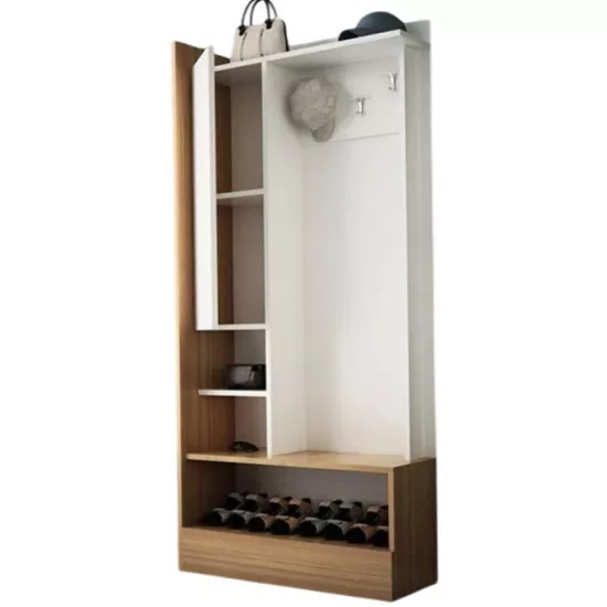 Прихожая Remaks Hallstand (80 см), White/Walnut