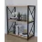 Raft Remaks 3 Shelf Metal (70 cm), Oak
