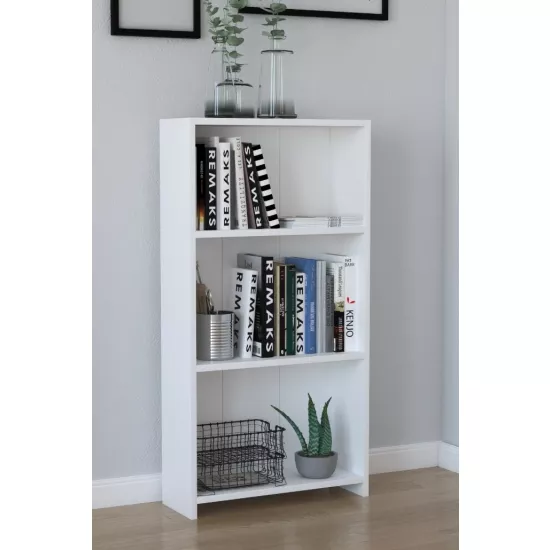 Raft Remaks 3 Shelf (56 cm), White