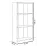 Raft Remaks 3 Shelf (56 cm), White