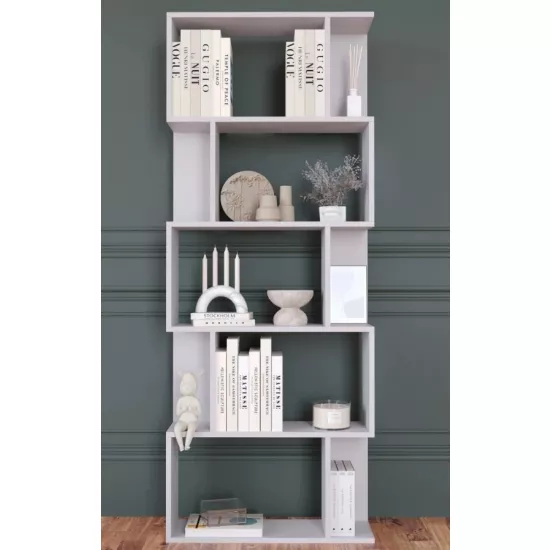 Стеллаж Remaks Asimetrik 5 (72 см), Safir White