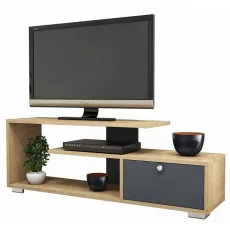 Comoda TV Remaks Meryem (120 cm), Oak/Antharacite