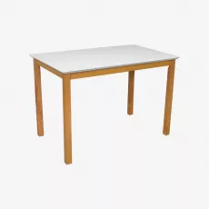 Стол обеденный Eva Gloria, White/Bella Beech
