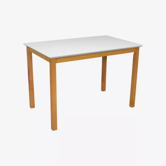 Masă pentru bucătărie Eva Gloria, White/Bella Beech