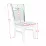 Set de mobilă Eva Masa SANFLOWER White + 6 scaune HV-3167 (White, NV-10WP Grey)