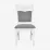 Set de mobilă Eva Masa SANFLOWER White + 6 scaune HV-3167 (White, NV-10WP Grey)