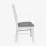 Set de mobilă Eva Masa SANFLOWER White + 6 scaune HV-3167 (White, NV-10WP Grey)
