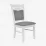 Set de mobilă Eva Masa SANFLOWER White + 6 scaune HV-3167 (White, NV-10WP Grey)
