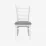 Set de mobilă Eva COOPER White + 4 COCO White/NV-10WP Grey