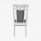 Set de mobilă Eva Masa HV-32V White + 6 scaune Deepa R (White, NV-10WP Grey )