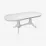Set de mobilă Eva Стол HV-33V White + 6 стульев COCO (White, NV-10WP Grey)