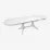 Set de mobilă Eva Стол HV-33V White + 6 стульев COCO (White, NV-10WP Grey)