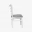 Set de mobilă Eva Стол HV-33V White + 6 стульев COCO (White, NV-10WP Grey)