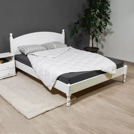 Кровать Mobicasa L-207, 180 x 200 см, Белый