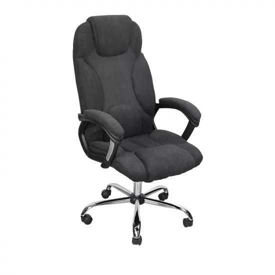 Кресло офисное Decoprim BX-3022, Black/Stofă