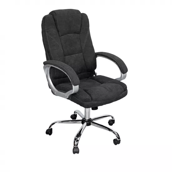 Fotoliu de birou Decoprim BX-3177, Dark Grey/Stofă