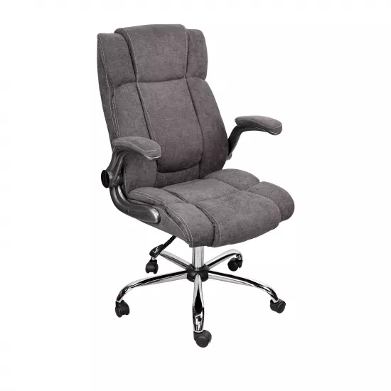 Кресло офисное Decoprim BX-3702, Brown/Stofă