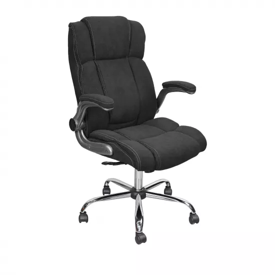 Кресло офисное Decoprim BX-3702, Black/Stofă