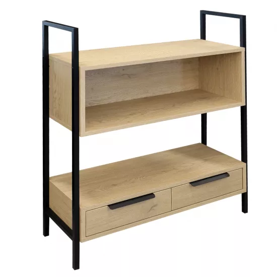 Raft Decoprim Torro 2 nivele cu sertar, 84x30x105 cm