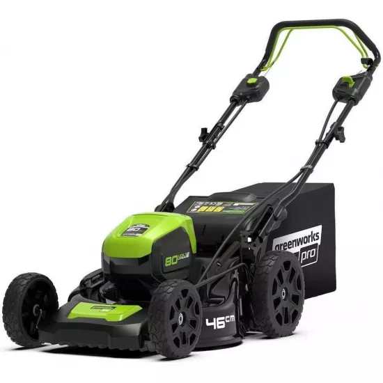 Maşina de tuns iarba cu acumulator Greenworks GD80LM46Kit cu acumulator