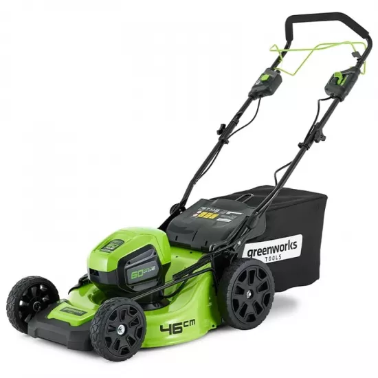Maşina de tuns iarba cu acumulator Greenworks GD60LM46SP cu acumulator